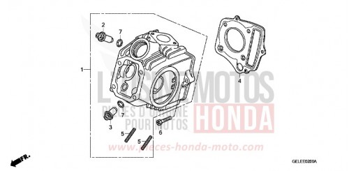 CYLINDER HEAD CRF50FA de 2010